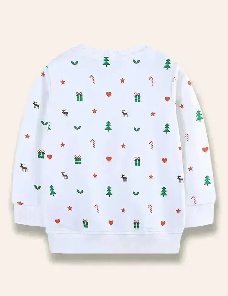 Christmas Present Dotted Sweatshirt