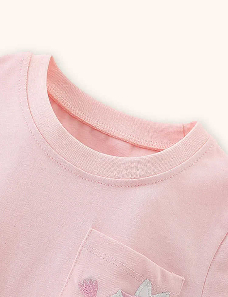 Pony Denim Skirt Set