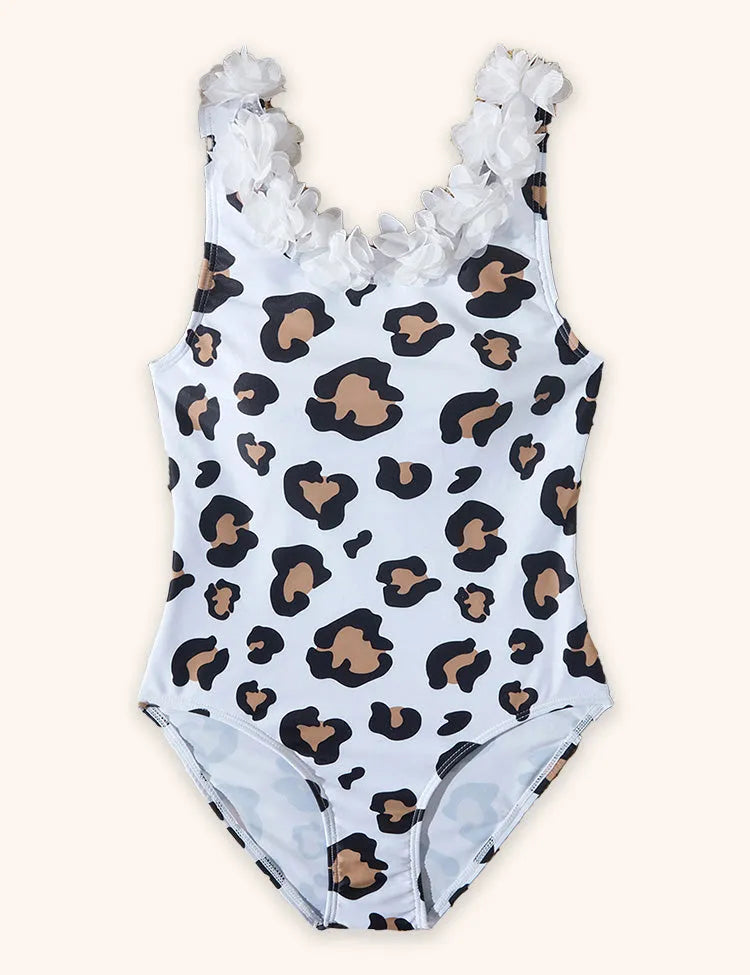 Costum de baie prin imprimare leopard