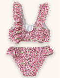 Ruffle Edge Floral Swimsuit