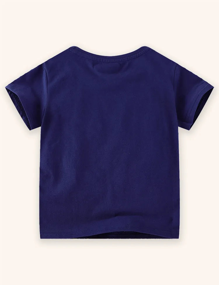 Dogs Applique T-Shirt