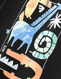 Cartoon Animal Printed T-shirt Set