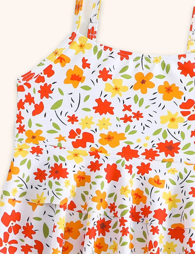 בגד ים מודפס פרחוני