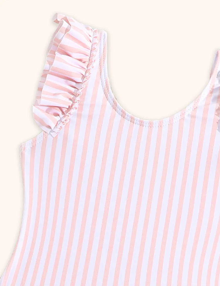 Striped One-piece Swimsuit