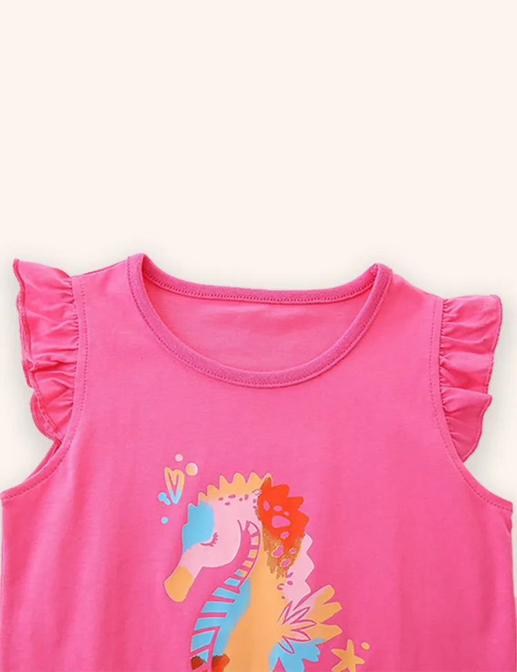 Seahorse Printed Set