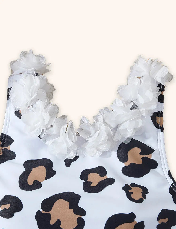 Costum de baie prin imprimare leopard