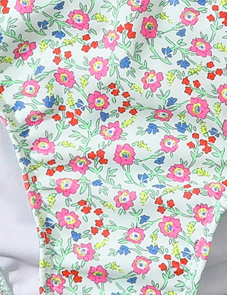 Floral Printed Bikini Swimsuit