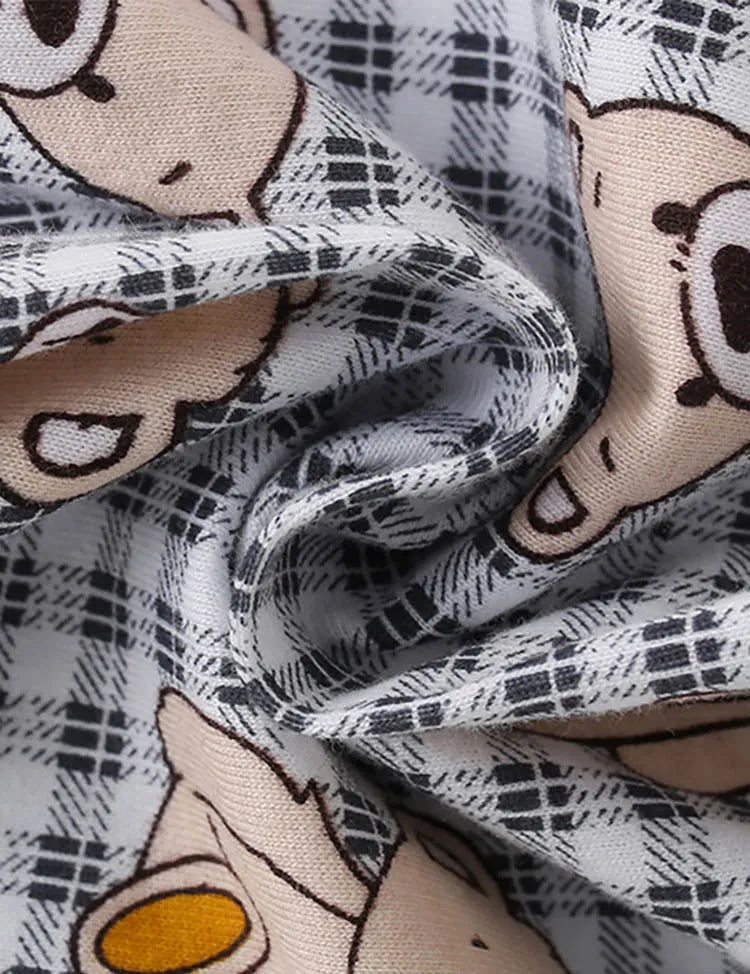 Tricou tipărit cu urs drăguț