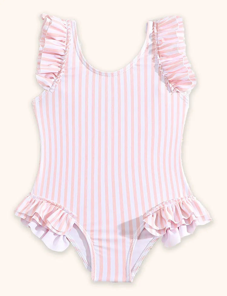 Striped One-piece Swimsuit
