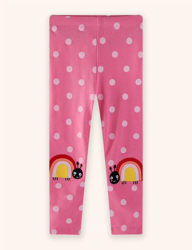 Ladybird Applique Leggings