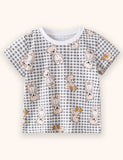 Cute Bear Printed T-shirt