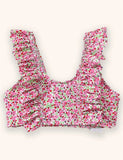 Ruffle Edge Floral Swimsuit