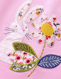 Φόρεμα appliqué floral bunny