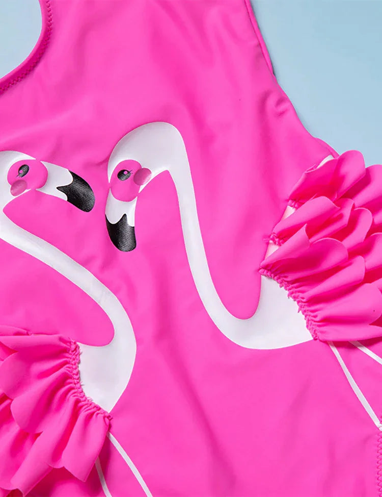 Flamingo One-piece Swimsuit