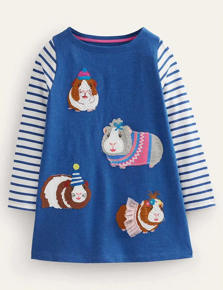 Guinea Pig Appliqué Dress