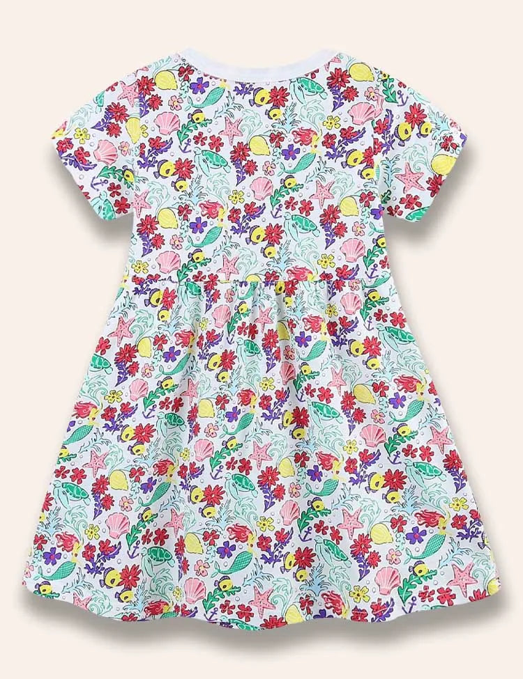 Sea World Printed Dress