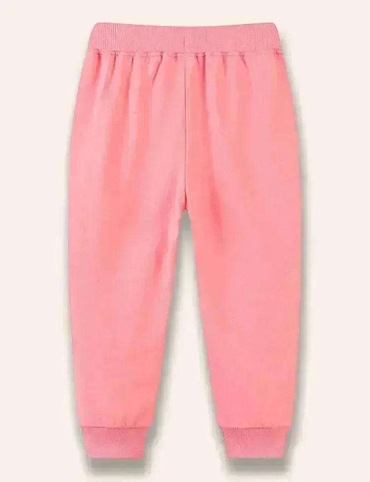 Christmas Santa Claus Appliqué Pants