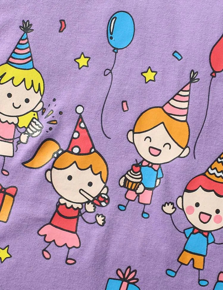 סט חולצת טריקו חגיגת המסיבות