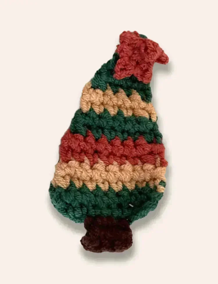 2 peças de grampos de cabelo de malha da série de Natal