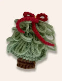 2 peças de grampos de cabelo de malha da série de Natal