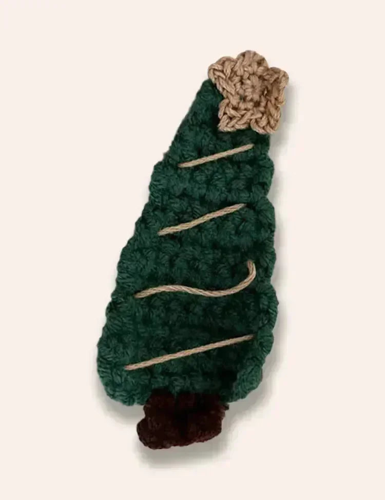 2 peças de grampos de cabelo de malha da série de Natal