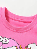 Set de tricou tipărit de curcubeu