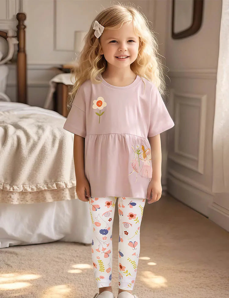 Set de tricou tipărit Bunny Bunny