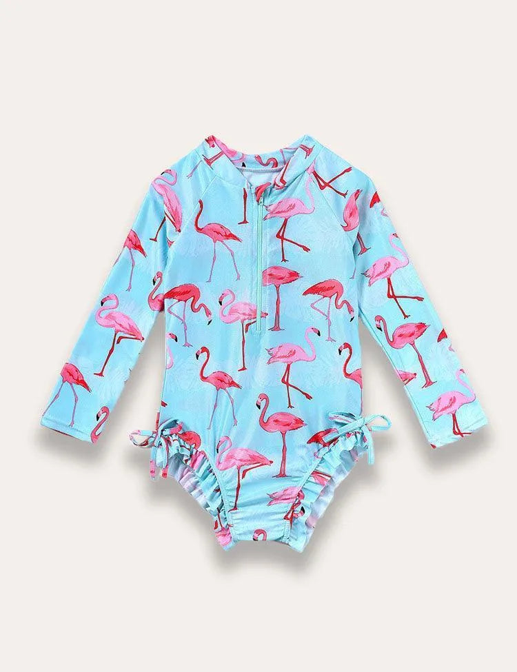 Flamingo One Piece Swimsuit - Mini Taylor