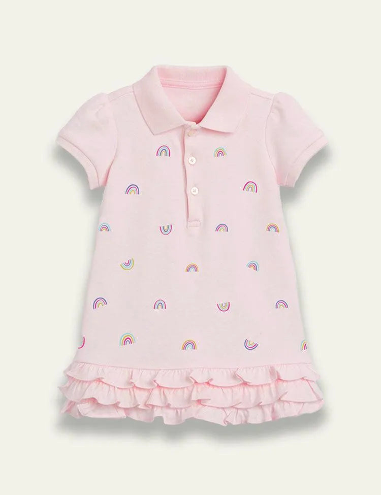 Rainbow Printed Dress - Mini Taylor