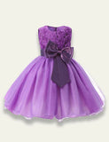 Rose Bow Party Dress - Mini Taylor