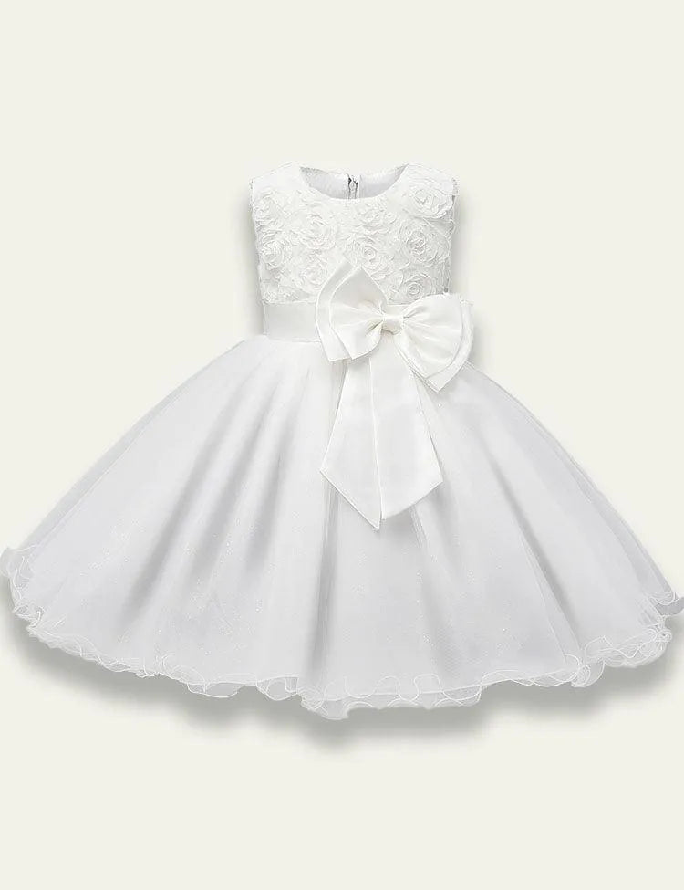 Rose Bow Party Dress - Mini Taylor