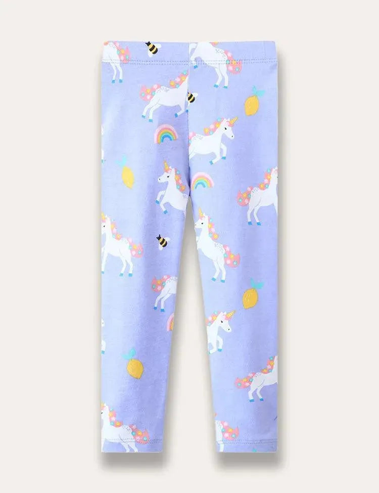 Unicorn Printed Leggings - Mini berni