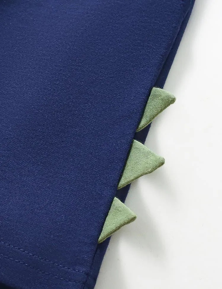 Dinosaur Print Short Sleeve T-Shirt and Shorts Set