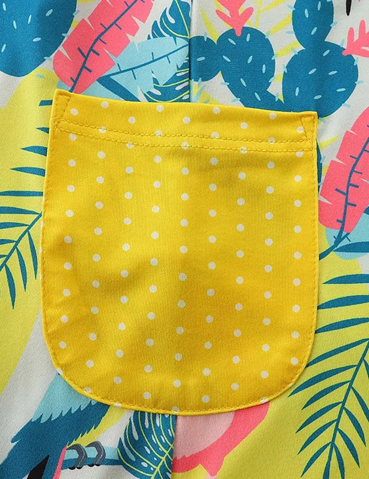 Parrot Print Dress