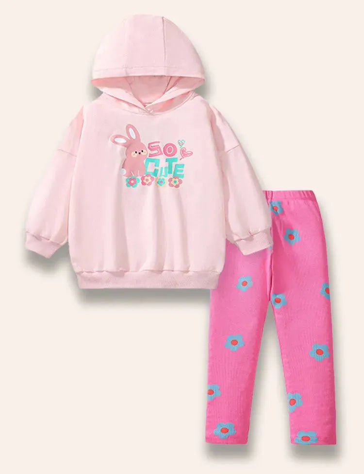 Cute Bunny Bunny Primed Hankenshirt+Legguri florale