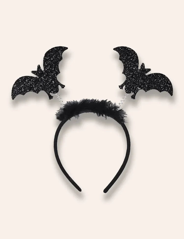 ハロウィン蜘蛛の巣ヘアバンド