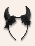 ハロウィン蜘蛛の巣ヘアバンド