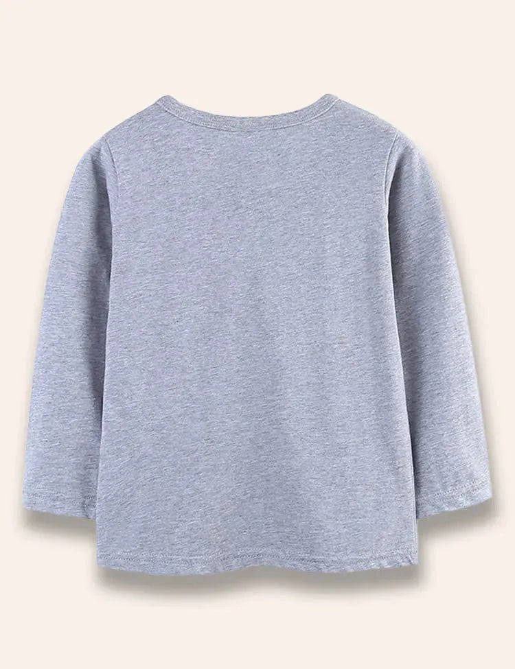 Crocodile Printed Long Sleeve T-Shirt