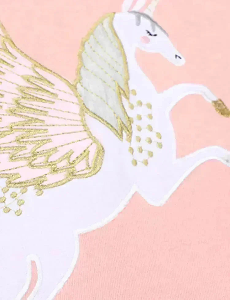 Unicorn Appliqué Sweatshirt
