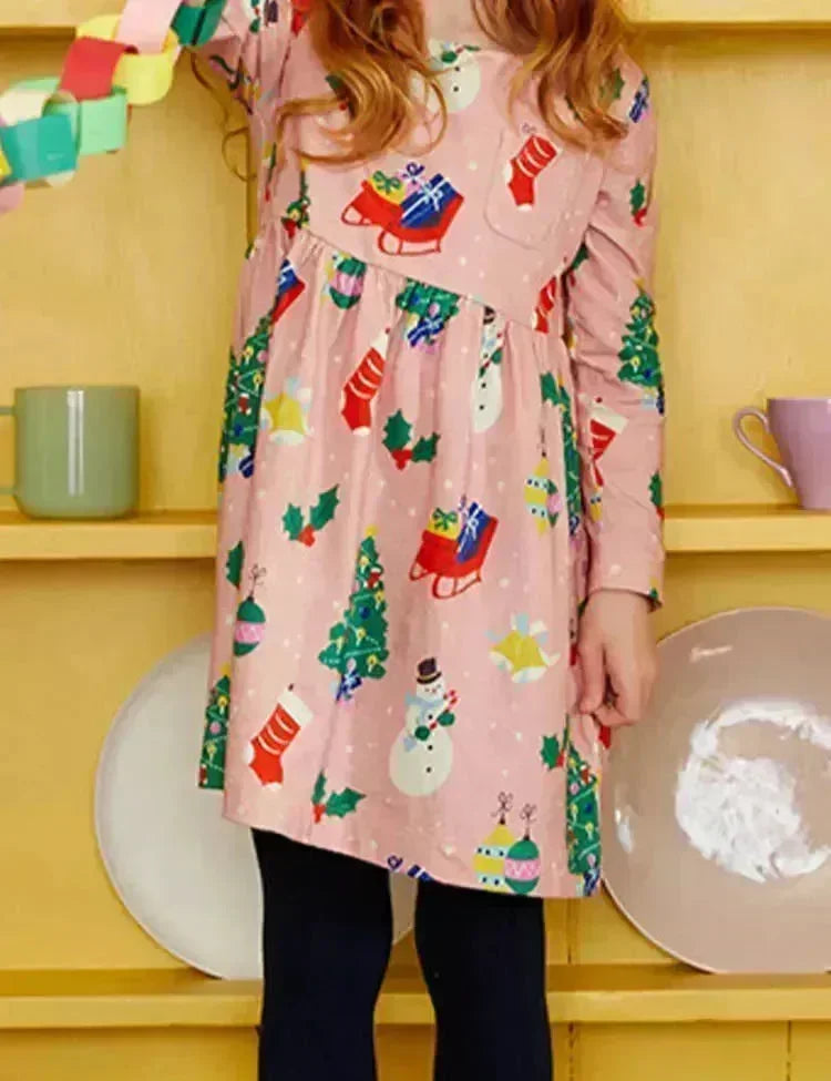 Christmas Printed Dress