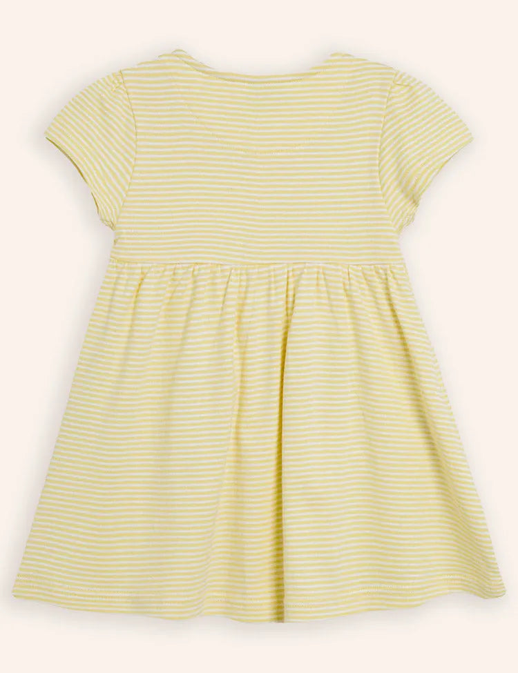 Rochie cu dungi Applique Duck