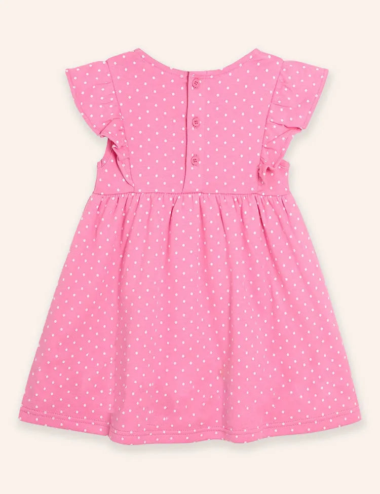 Rainbow Unicorn Applique Dress