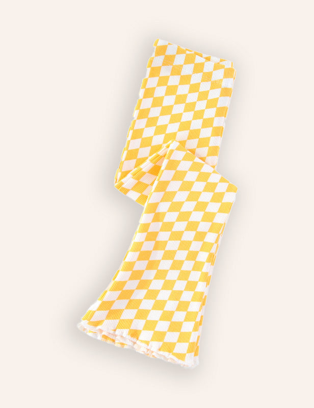Plaid Flared Leggings