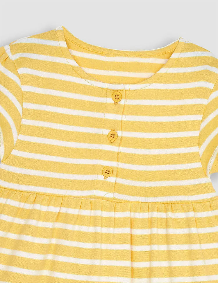 Rochie cu dungi cu dungi de iepure