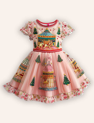 Butterfly Garden Tylle Party Dress