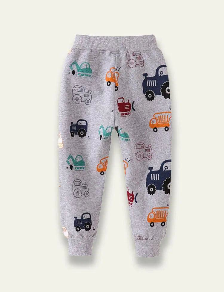 Automobile Printed Trousers - Mini Taylor