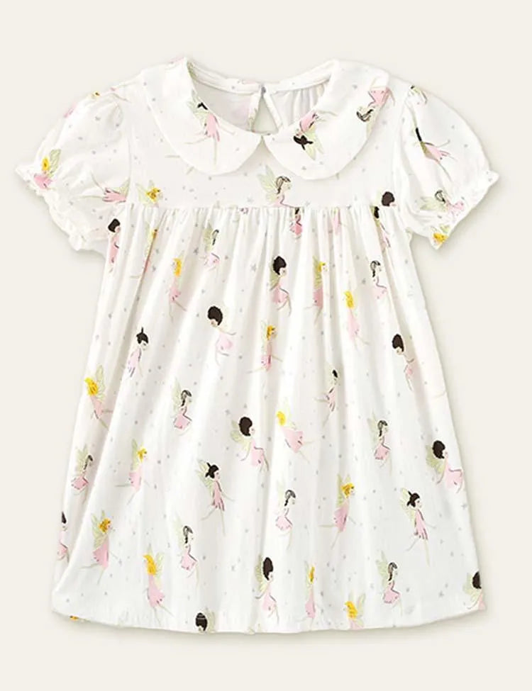Butterfly Girl Printed Dress - Mini Taylor