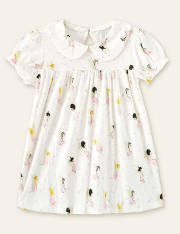 Butterfly Girl Printed Dress - Mini Taylor