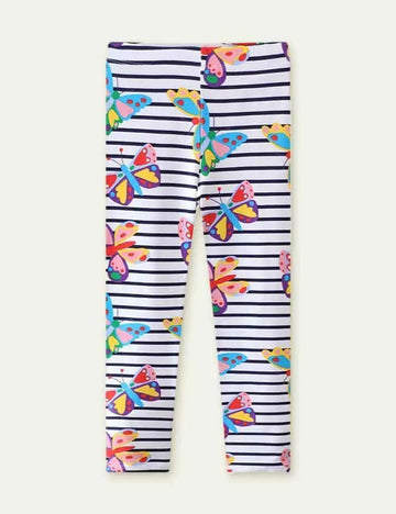 Butterfly Print Leggings - Mini Taylor