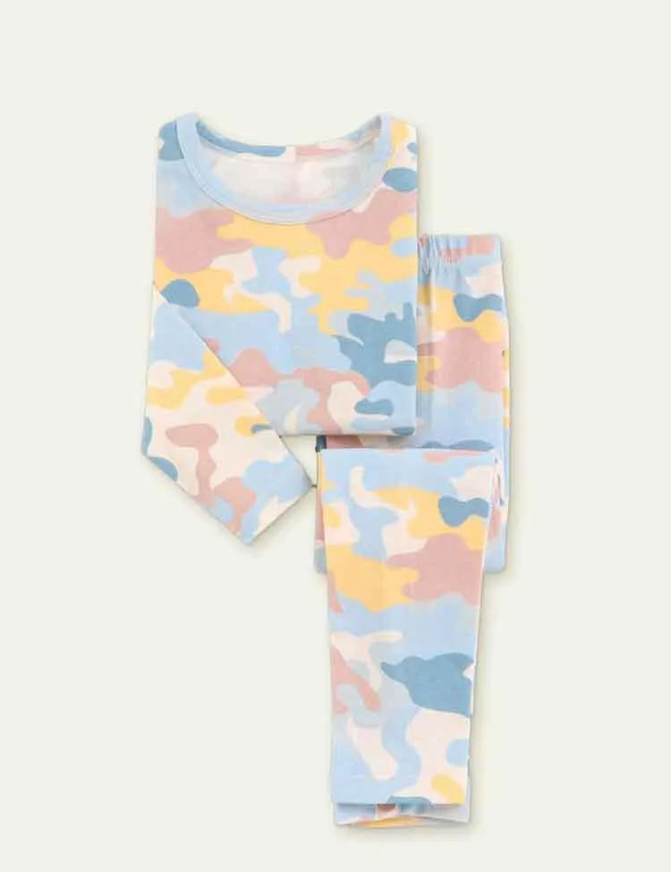 Cartoon Shark Printed Pajamas - Mini Taylor